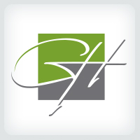 Letters GH Signature Logo