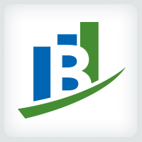 Letter B - Bar Charts Logo