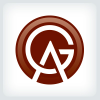 Letters AG GA Logo