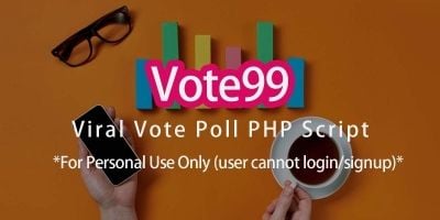 Vote99 - Vote Poll Viral Script