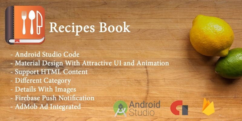 Recipes Book - Android Source Code