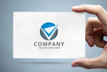 Letter V Checkmark Logo Screenshot 1