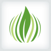 Grass and Leaf Logo