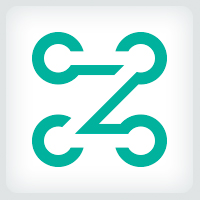 Connecting Dots - Letter Z Logo