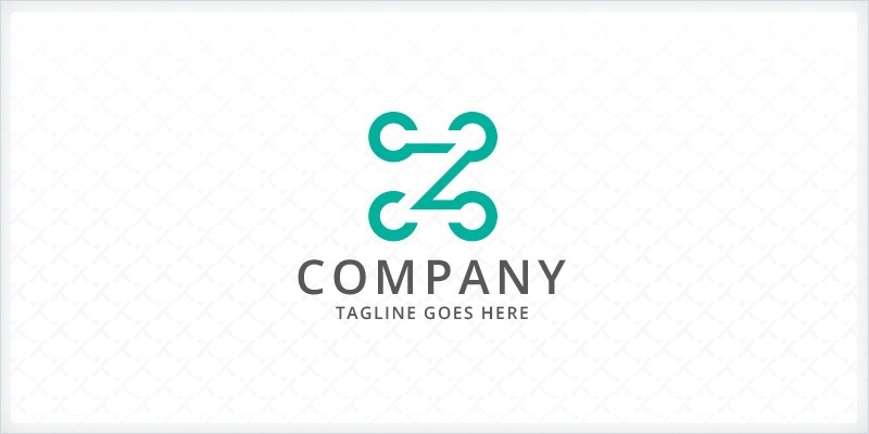 Connecting Dots - Letter Z Logo