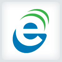 Letter E Signal Logo