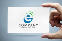 Letter E Signal Logo Screenshot 1