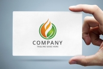 Leaf Fire Logo Screenshot 1
