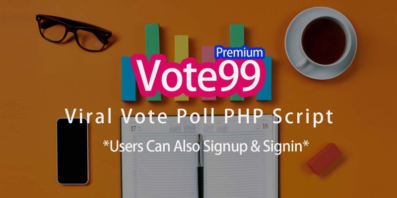 Vote99 Premium - Vote Poll Viral Script 