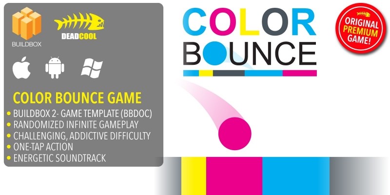 Color Bounce - BuildBox Game Template