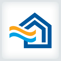 Home HVAC System Logo