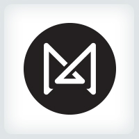 Circle Letter M Logo