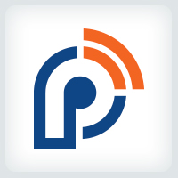 Letter P - Signal Logo