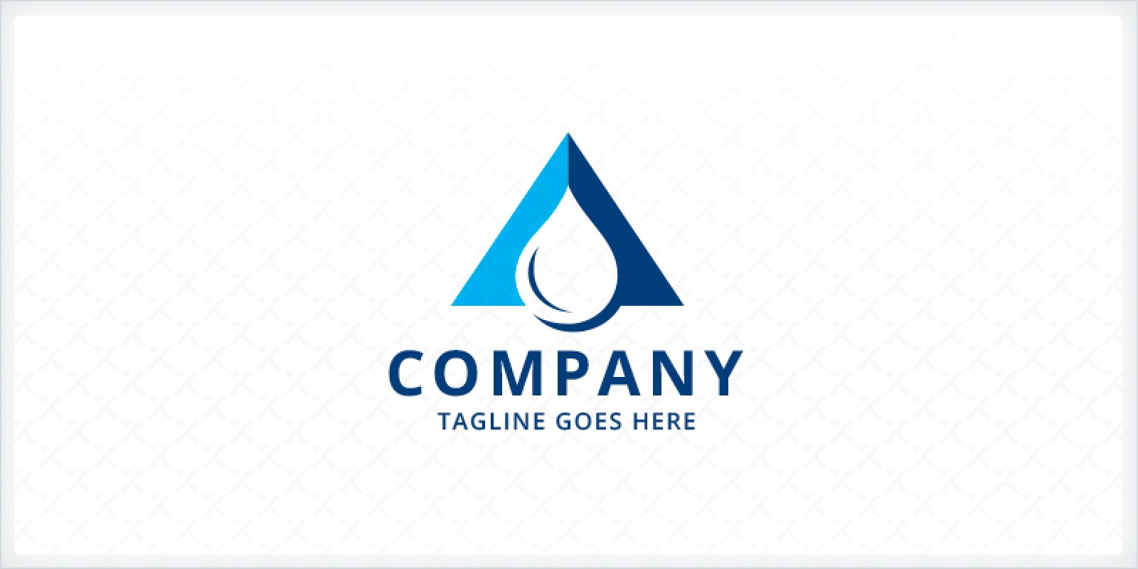 Letter A Droplet Logo