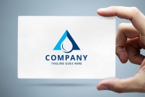 Letter A Droplet Logo Screenshot 1