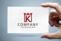 Letter K - Fortress Logo Screenshot 1