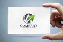 Letter A Leaf Logo Screenshot 1
