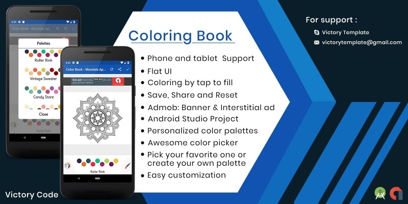 Color Book - Mandala App Template