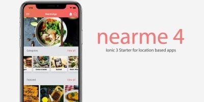 Nearme - Ionic 3 Starter for Location Based Apps