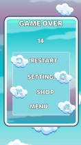 Cloudy Jump Game Template Buildbox Screenshot 7