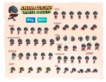 2D Game Character Sprites 17 Screenshot 2