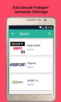 Live TV Streaming Android Source Code Screenshot 4