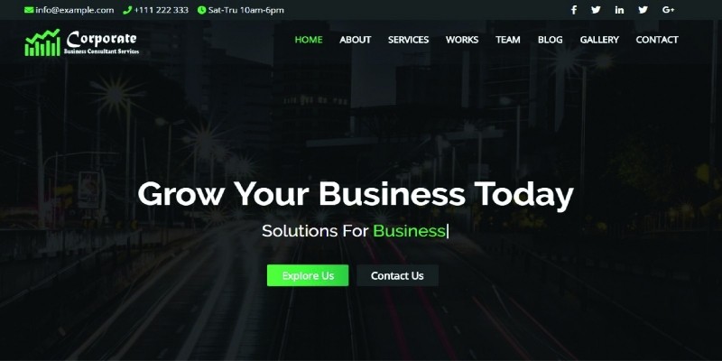 Corporate - Business and Portfolio Template