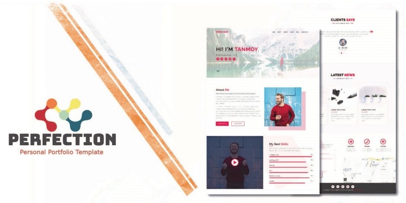 Perfection - Personal Portfolio Template