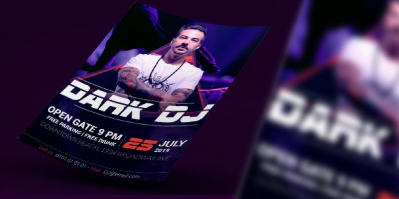 Dark DJ Flyer