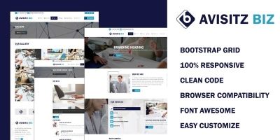 Avisitz Biz - Business Technology HTML5 Responsive