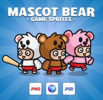 Mascot Bear Game Sprites Screenshot 1