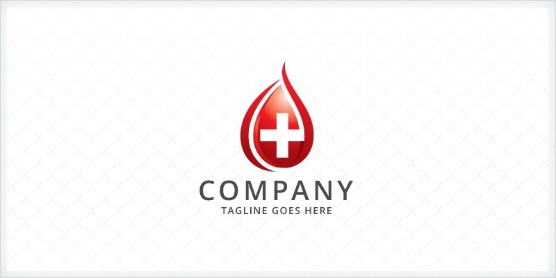 Blood Donation - Medical Logo