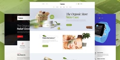  Enercos – Single Product eCommerce PSD Template
