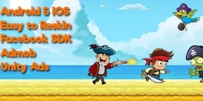Pirate Run Away Unity Source Code