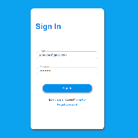 Angular - Login Forms Module - Blue Design