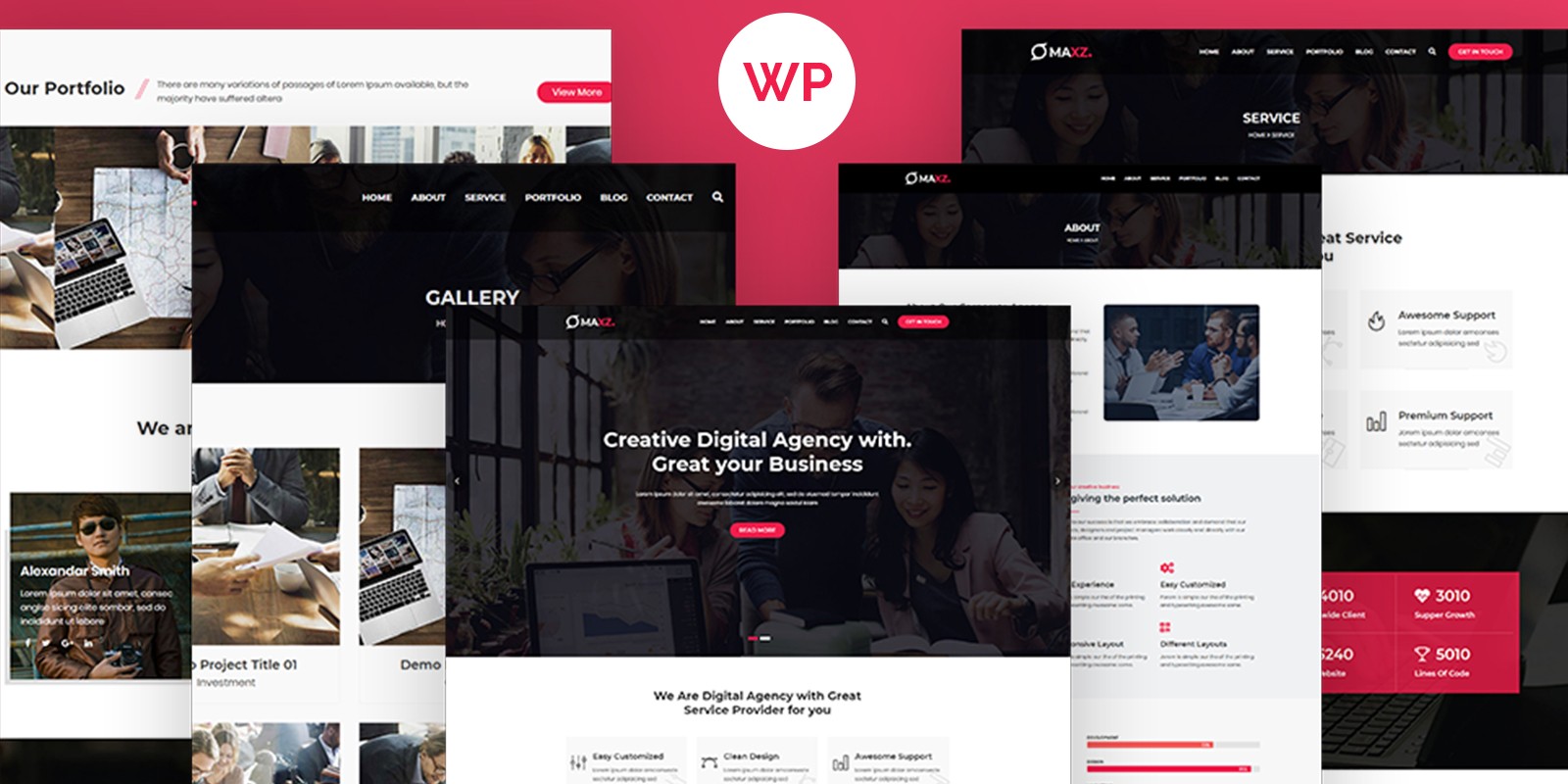 Maxz - Corporate WordPress Theme