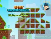 Game BG Plat former Tile-sets 02 Screenshot 1