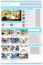 AnimeDL - HTML5 Anime Download Template Screenshot 1