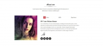 Celena - Personal Portfolio html Template Screenshot 1