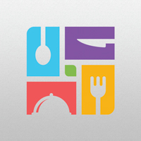 Square Food Logo Template