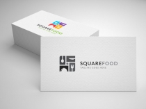 Square Food Logo Template Screenshot 1