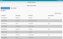 LagerApp StorageApp - Cordova Application Screenshot 3