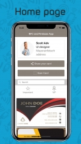 Card Sharing App in Ionic using NFC and Firebase Screenshot 3