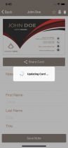 Card Sharing App in Ionic using NFC and Firebase Screenshot 12