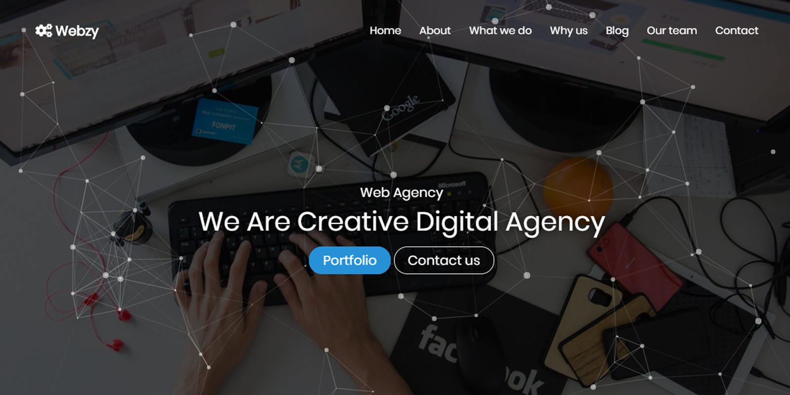 Webzy - Creative One Page Template