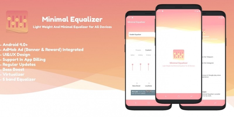 Minimal Equalizer Android Source Code