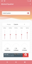 Minimal Equalizer Android Source Code Screenshot 1
