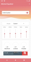 Minimal Equalizer Android Source Code Screenshot 1