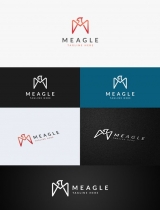 M Letter Eagle Logo Screenshot 1