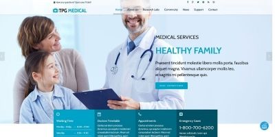 TPG Medical – Medical WordPress theme